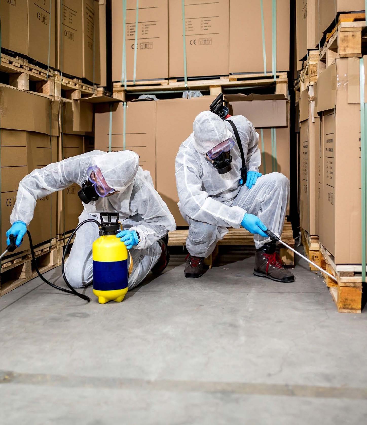 خدمات التعقيم والتطهير